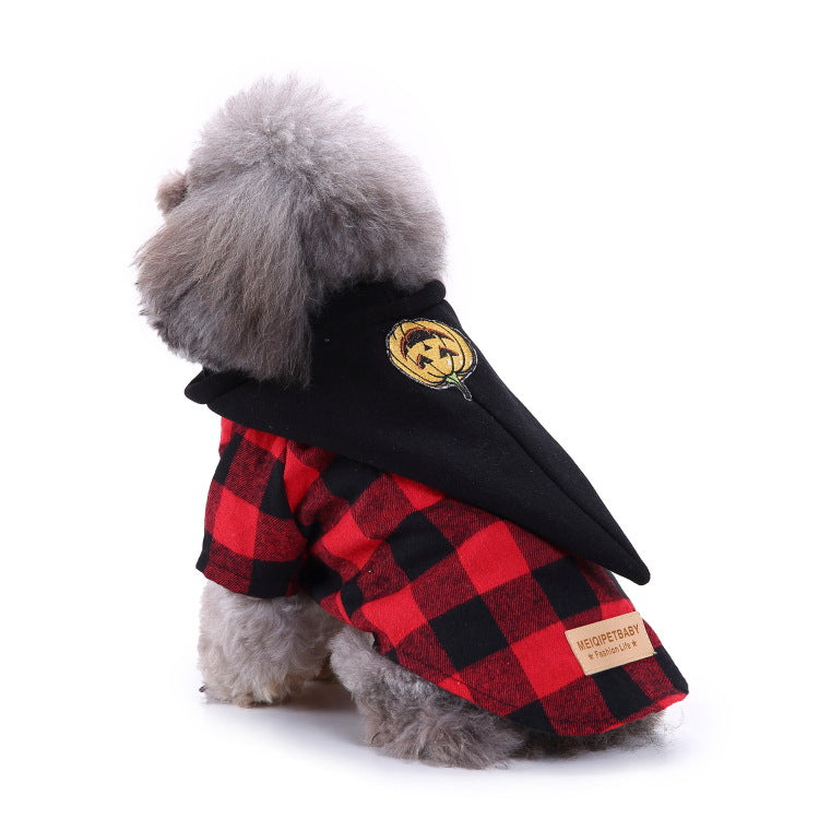 Pet clothes Christmas pet supplies outdoor dog walking clothes